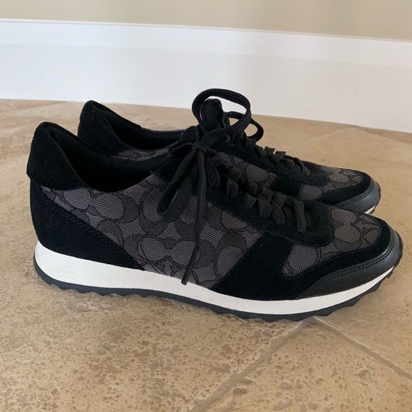 coach jacquard signature fashion sneakers